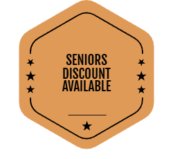 Seniors Discount Available